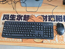 罗技（Logitech）MK120 键鼠套装 有线键鼠套装 办公键鼠套装 电脑键盘 USB即插即用 全尺寸 黑色 实拍图