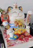 侑家良品 12寸招财猫 客厅收银台招财摆件乔迁开业礼物自动摇手大号发财猫 实拍图