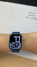 Apple/苹果 Watch Series 10 智能手表GPS款42毫米银色铝金属表壳丹宁色运动型表带S/M MX1J3CH/B 实拍图