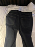 真维斯（JEANSWEST）牛仔裤男2025春季轻商直筒修身牛仔长裤男黑色常规33 实拍图