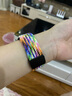 BHO【热销100万+】适用苹果手表表带apple iwatch s10/s11表带ultra3/2/s9/8/7磁吸编织se3男生女士款 磁吸版【光芒新彩虹】 【38/40/41/42mm】表盘通用 实拍图