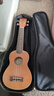 Jinchuan加厚尤克里里包尤克里里琴包ukulele小吉他包乌克丽丽琴包背包套 黑色喵喵款 21寸 实拍图