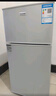 长城（GREAT WALL FRIDGE）家用迷你小冰箱小型冷冻冷藏保鲜宿舍出租房办公室节能省电双开门电冰箱 银色126L【一级能效 全国联保】 实拍图