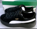 彪马（PUMA）【厚底鞋】女经典复古增高休闲鞋松糕鞋 PLATFORM 372613 黑色-白-01 37.5 实拍图