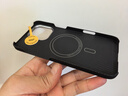 W&P适用苹果16Promax手机壳凯夫拉磁吸iphone16promax保护套凯夫拉600D超薄防摔亲肤碳纤维wp 实拍图