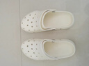 回力洞洞鞋男女夏季医生护士手术办公室包头拖鞋外穿防滑防臭沙滩凉鞋 米色 37 (235mm) 实拍图
