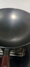 福言记章丘传统老式炒锅无涂层铁锅炒菜锅家用圆底燃气灶锅具适用 34cm有耳炒锅（单锅） 34cm 实拍图