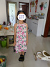 ASK JUNIOR女童连衣裙2025夏小童大花满印儿童吊带公主裙 花色 130 实拍图