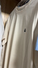 杰克·琼斯（JACK&JONES）25年男装T恤男夏季T恤舒适男士短袖凉感多色上衣纯色水洗不易走形 乳白色A05 XL 185 实拍图
