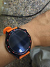 KMaxAI适用小米手表Watch S4/S4 Sport液态硅胶表带 S1/S2/S3 Pro手表带 Color运动版透气替换表链 橙色 实拍图