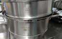 美厨（maxcook）蒸锅 304不锈钢30CM三层蒸锅 加厚复底汤锅 燃气电磁炉通用MCZ827 实拍图