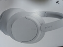 索尼（SONY）WH-CH720N 头戴式无线耳机 蓝牙降噪耳机 手机电脑笔记本网课游戏适用耳麦 礼物送女友男友学生 白色 实拍图