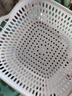 箱居洗菜盆沥水篮多功能洗水果盆客厅家用厨房洗水果篮子淘菜淘米篮子 灰白色-六件套【加厚升级】 实拍图