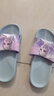 迪士尼儿童拖鞋夏宝宝女童洗澡防滑凉拖鞋小孩软底公主室内家居鞋 GE222651湖蓝 内长21cm 210 实拍图
