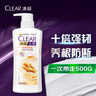 清扬（CLEAR）去屑洗发水 生姜强韧蓬松姜根精粹500g 实拍图