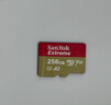 闪迪（SanDisk）256GB TF(MicroSD)内存卡 4K极速金卡A2 V30 U3行车记录仪 运动相机无人机 监控存储卡 读190MB/s 实拍图