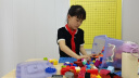 费乐（FEELO）兼容乐高儿童大颗粒积木墙玩具生日礼物直角底板绿8片家居装饰 实拍图