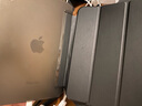 毕亚兹适用24/21款苹果ipad mini7/6 8.3英寸三折支撑保护套A17pro芯片 智能休眠稳固支撑 PB266-金刚黑 实拍图