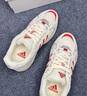 adidas「寻光者」SPIRITAIN 2.0厚底网面老爹鞋阿迪达斯轻运动   奶油白/浅猩红/金属银   36.5 实拍图