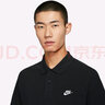 耐克(NIKE)春夏男短袖T恤  POLO衫 纯棉 运动休闲简约 FN3895-010 黑S 实拍图