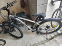 凤凰（Phoenix）山地自行车成人男女学生铝合金油碟禧玛诺变速轴承培林单车山地车 钛金灰/油刹/可锁减震 27.5英寸 30速蓝图A7（可兼容禧玛诺） 实拍图