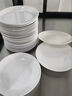 甜雅静密胺盘子仿瓷圆形塑料碟子骨碟菜盘商用饭店酒店自助餐食品级盘子 浅盘加厚 A5耐高温 10寸 实拍图