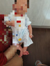 贝瑞加（Babyprints）新生儿连体衣2件装婴儿纯棉衣服初生宝宝内衣长袖薄款爬服 白黄52 实拍图