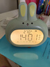 康巴丝（Compas）电子闹钟学生 卡通可爱电子时钟 儿童节日礼物萌兔闹钟 薄荷绿 实拍图