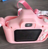 卡卡曼儿童相机照相机3-6岁玩具男孩女孩生日礼物宝宝迷你高清数码拍照 粉猫【9600W像素+128G+可变焦】 宝宝拍立得彩色打印学生相机 实拍图
