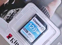 金士顿（Kingston）128GB SD存储卡 U3 V30 相机内存卡 高速sd卡大卡 4K超高清拍摄 读速170MB/s 写速90MB/s 实拍图