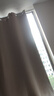 沫梵【窗帘+伸缩杆】窗帘免打孔安装布艺窗帘棉麻感遮光卧室成品套装 米色(遮光83%左右) 适用宽1.6-2.1米【窗帘高2.0米】 实拍图