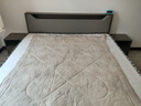 迎裕财实木床简约现代主卧家用1.5单人床出租房用1.8米榻榻米软包 灰色单床+20cm乳胶床垫+床头柜*2个 1.8*2米 实拍图