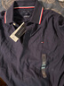 TOMMY HILFIGER25秋冬新款男装透气珠地网眼休闲通勤短袖T恤镶边翻领POLO衫 【合身款】午夜深蓝CHS M 实拍图