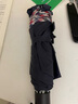 天堂 加大雨伞三折 晴雨两用商务伞经典格纹10骨大雨伞男女 藏青 实拍图