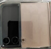 Smorss适用三星zflip4/W23flip手机壳Galaxy Z Flip4折叠屏 超薄PC透明软边全包翻盖式简约款男女保护套 实拍图
