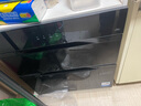 海尔（Haier）消毒柜嵌入式 灭菌舱系列110L 消毒碗柜 家用 烘干一体机 光波巴氏消毒 母婴童锁 三门三抽EB031 实拍图
