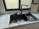 卡琥U8pro集渣304不锈钢水槽大单槽厨房家用左侧排水洗碗槽洗菜盆9050 85×48枪灰【左右下水可选】 实拍图