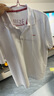 JOY&DOGA“35711”梦想系列文化衫 夏季短袖T恤翻领 白色POLO  3XL 实拍图