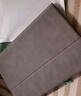 毕亚兹 适用2021年款华为MatePad 11保护套 10.95英寸鸿蒙保护壳 防摔智能休眠支架 商务皮套 PB289-灰色 实拍图