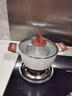 cookerbene汤锅麦饭石色不粘锅加深大容量炖煮锅微压煲汤锅电磁炉燃气通用 双木耳汤锅 20cm 实拍图
