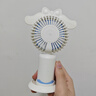 手持小风扇桌面风扇卡通迷你电风扇usb充电式电动便携式随身 手持风扇-【白白狗】 实拍图