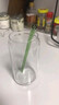 京东京造吸管可乐杯玻璃水杯大容量杯子咖啡啤酒牛奶泡茶杯500ml两只装 实拍图