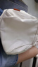 高颜值小众设计小包女2025新款潮流贝壳包轻便百搭大容量斜挎包包 白色 实拍图
