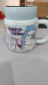 贝瑟斯马克杯陶瓷咖啡杯情侣杯猫猫创意礼物早餐杯泡茶蓝色带盖水杯子 实拍图