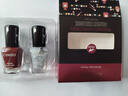 铂呐苓指甲油新款水性无味环保持久免烤快干显白8ml 2瓶套装 酒红色+银亮片【2瓶装】 实拍图