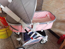 HEGERBABY高端婴儿车0-3岁用折叠可坐可躺带减震新生儿宝宝高景观婴儿车 藕粉【新升级顶配款】 实拍图