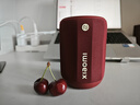 小米Xiaomi 蓝牙音箱 mini 家用音响 智能音箱 RGB氛围灯带 防尘防水 户外露营音响 小米蓝牙音箱mini 勃艮第红 实拍图