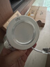 雷士（NVC）LED筒灯客厅卧室过道嵌入式二级能效全铝漆白6瓦暖白开孔70-85mm 实拍图