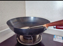 九阳（Joyoung）炒锅铁锅无涂层精铁锅炒菜锅炉灶通用34cm带盖CF34-C122(TB) 实拍图