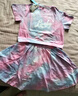 迪士尼品牌童装女童套装夏季套裙儿童夏装短袖T恤半身裙子两件套中大童 粉色 120 实拍图